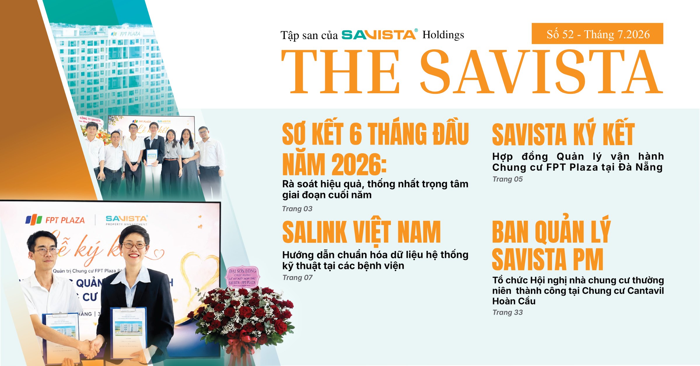 THE SAVISTA SỐ 52 | NHỊP HOẠT ĐỘNG THÁNG 7/2026